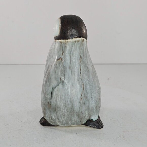 Signed AD Andersen Design Studio Pottery Baby Penguin Chick Bird Figurine - Picture 5 of 8
